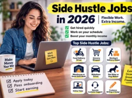 Side Hustle Jobs in 2026: A Complete Guide To 9 Flexible Ways to Get Hired and Earn Extra Money Side Hustle Jobs