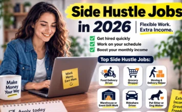 Side Hustle Jobs in 2026: A Complete Guide To 9 Flexible Ways to Get Hired and Earn Extra Money Side Hustle Jobs