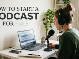 How to Start a Podcast for Free With a $0 Setup: A Step-by-Step Guide to Recording Professional Audio, Publishing Your First Episodes, and Growing Your Audience on a Budget How to Start a Podcast for Free